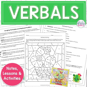 Preview of Verbals Lessons and Activities