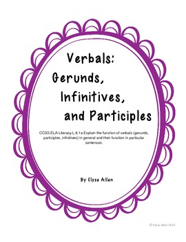 Preview of Verbals:  Gerunds, Infinitives, and Participles (Digital Learning Option)
