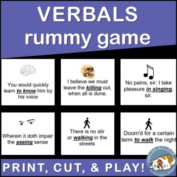 Preview of Verbals Rummy Game