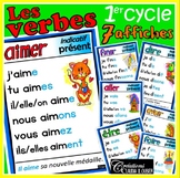 Verbes 1er cycle - 6 affiches à l'indicatif présent - Français