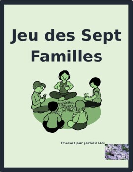 Verbes Irreguliers French Irregular Verbs Jeu Des Sept Familles By Jer520 Llc