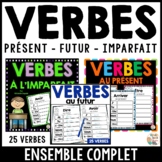 Verbes - présent - imparfait - futur - French Verbs Bundle