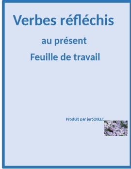 verbes reflechis french reflexive verbs present