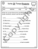Verbo IR - 5 Verb Tenses - Bundle 180 questions/sentences