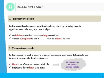 Verbo hacer explicación y practica by oscar andres | TPT