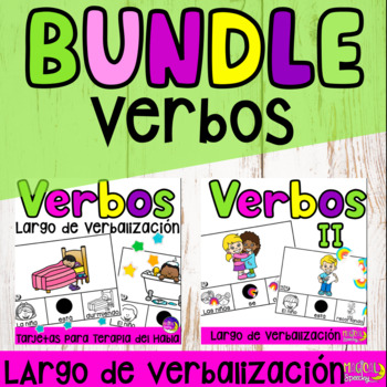 Preview of Verbos Bundle - Spanish Verbs Bundle For Expanding Utterances Speech