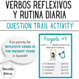 Verbos Reflexivos y La Rutina Diaria Question Trail Activi