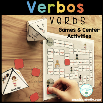 Preview of Verbs in Spanish (Games & Center Activities)