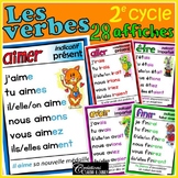 Verbes du 2e cycle - 28 affiches - Français