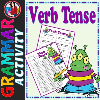 Preview of Verb Tense Activity featuring Choose the Correct Verb and Tense