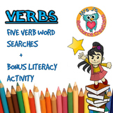 Verbs Word Search {Set of 5}