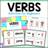 Verbs Activities - Board Game, Match Game, Worksheets - Pa