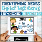 Verbs BOOM cards | Action Verbs | Verbs digital task cards