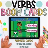 Verbs BOOM Cards | Digital Task Cards | Distance Learning