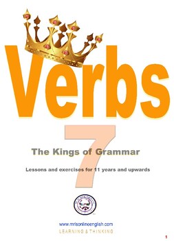 Verbs Booklet 7 by Mr Ls Online English | TPT