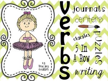 Preview of Verbs {Interactive Journal and Centers}