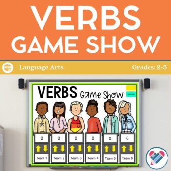 Preview of Verbs Jeopardy-Style Review Game Show