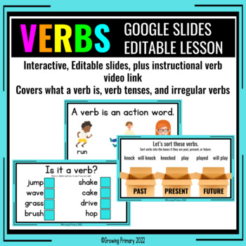 Verbs Lesson for Kids: Definition & Examples - Video & Lesson Transcript
