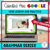 Verbs Lesson Self Correcting Google Digital Resource Self Grading