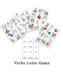 Verbs Lotto game