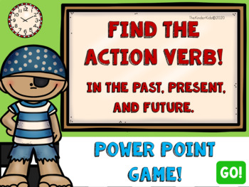 Preview of Verbs: Past, Present, Future L.1.1.E PowerPoint Game