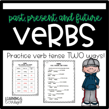 Verbs Tense | Past, Present, and Future | L1.1e | RF 1.3f