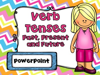 Preview of Verbs Past, Present, and Future Tense Distance Learning