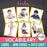 Photo Cards - Action Verbs |  Speech Therapy, Autism & ESL