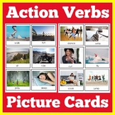 Action  Verb Verbs Words Picture Cards | Kindergarten 1st 