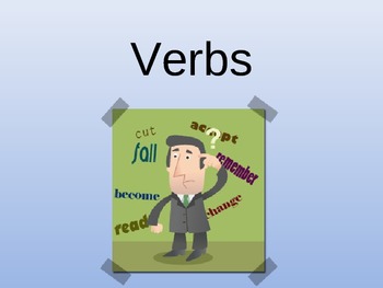 Preview of Verbs PowerPoint - Action Verbs, Linking Verbs, and Helping Verbs