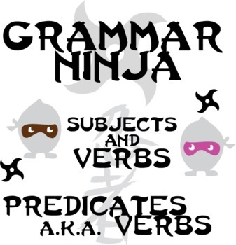 Preview of Verbs Subjects w Action, Linking, Helping, Infinitives - Grammar Ninja