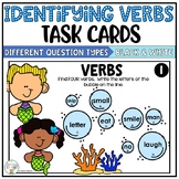 Verbs Task Cards | Verbs worksheet alternative