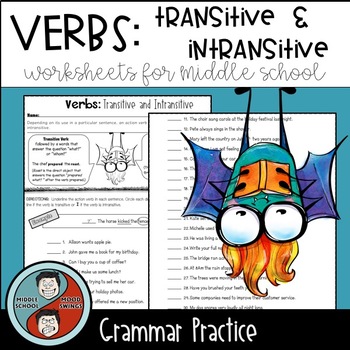 Preview of Verbs: Transitive and Intransitive