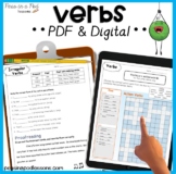 Verbs Worksheet Irregular Past Tense Verbs Worksheets Part