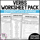 Verbs - Worksheet Pack With Answers