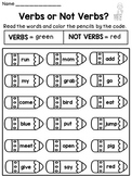 Verb Worksheets for 1st, 2nd and 3rd Grade / Verb Practice