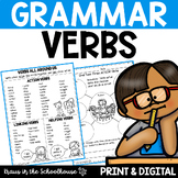 Verbs Worksheets and Activities to Teach Grammar and Parts