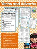 Verbs and Adverbs : Differentiated Worksheets, Activity & 