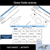 Verbs and Tenses Horse Related Activity