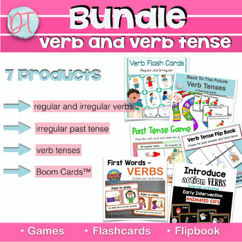 Preview of Verbs and Verb Tense Activity Bundle