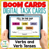 Verbs and Verb Tenses BOOM Cards for Distance Learning