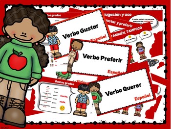 Preview of Verbs "gustar, querer, preferir" A1 Spanish