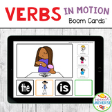 Verbs in Motion BOOM Cards Distance Learning