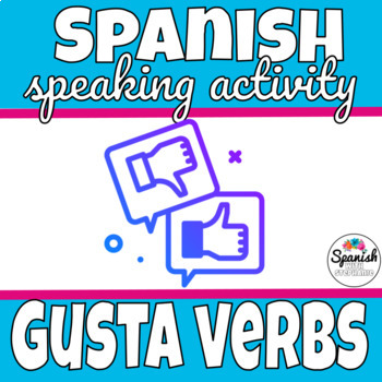 Preview of Verbs like Gustar Spanish Interview Activity