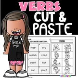 Verbs with Visual Support | Verbs Cut and Paste Worksheets