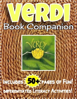Preview of Verdi Book Companion by Janell Cannon | Interactive Read Aloud Activities K-3