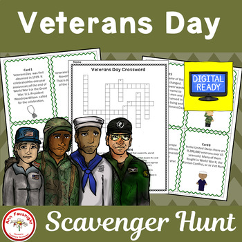 Preview of Veterans Day Scavenger Hunt