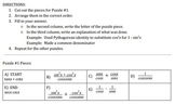 Verifying Trig Identities Puzzles (PreCalculus)