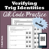 Verifying Trigonometric Identities Practice with QR Codes
