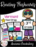 Vermont 3rd Grade Reading Academic Vocabulary Flash Cards